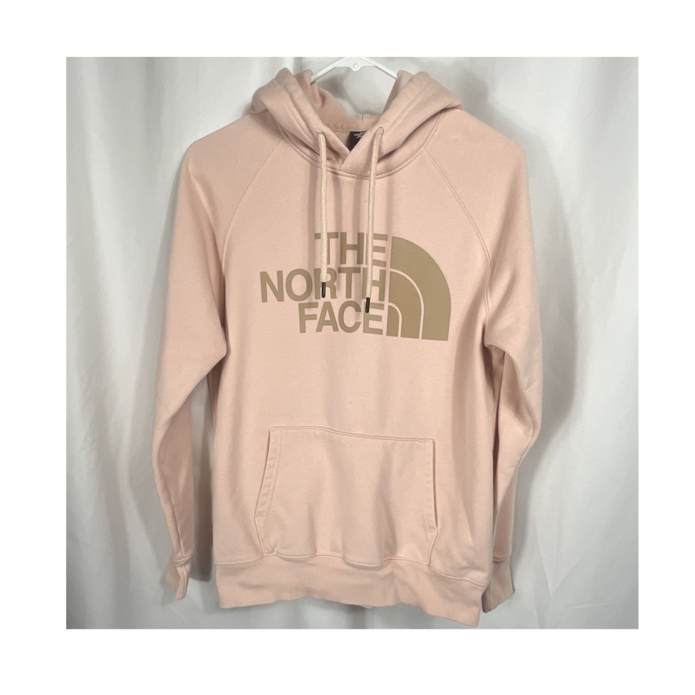 The North Face Women's Light Pink Pullover Hoodie Size Medium Long Sleeve
